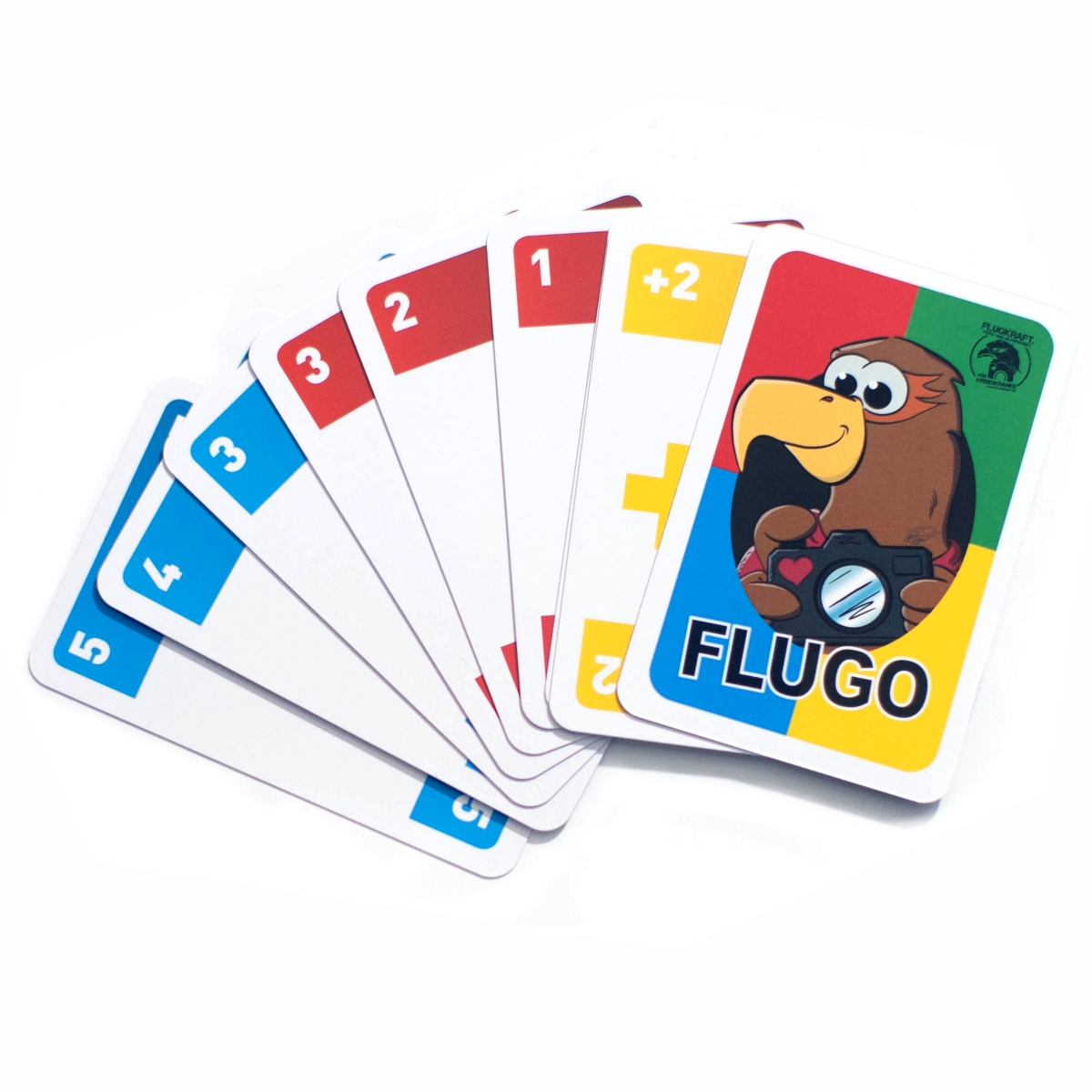 Kartenspiel - Flugo inkl. Kartenhalter