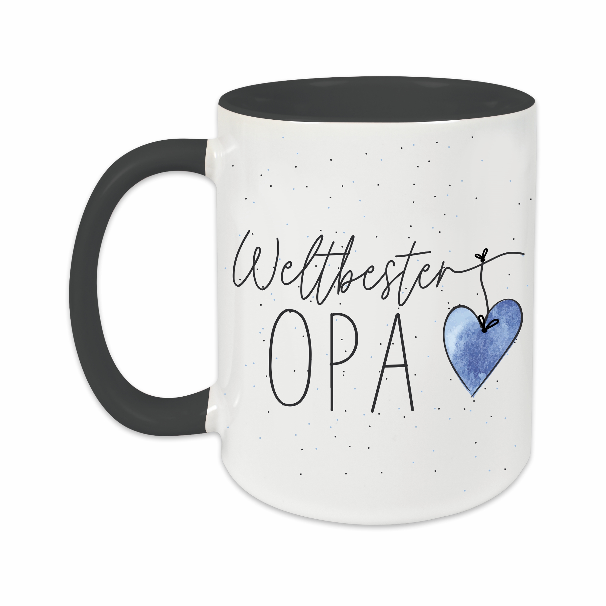 Tasse - Weltbester Opa schwarz