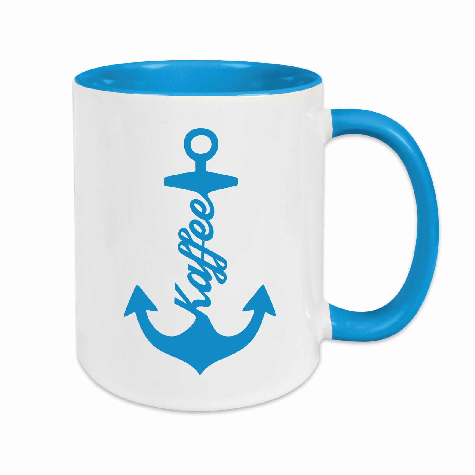 Tasse - Kaffee Anker hellblau
