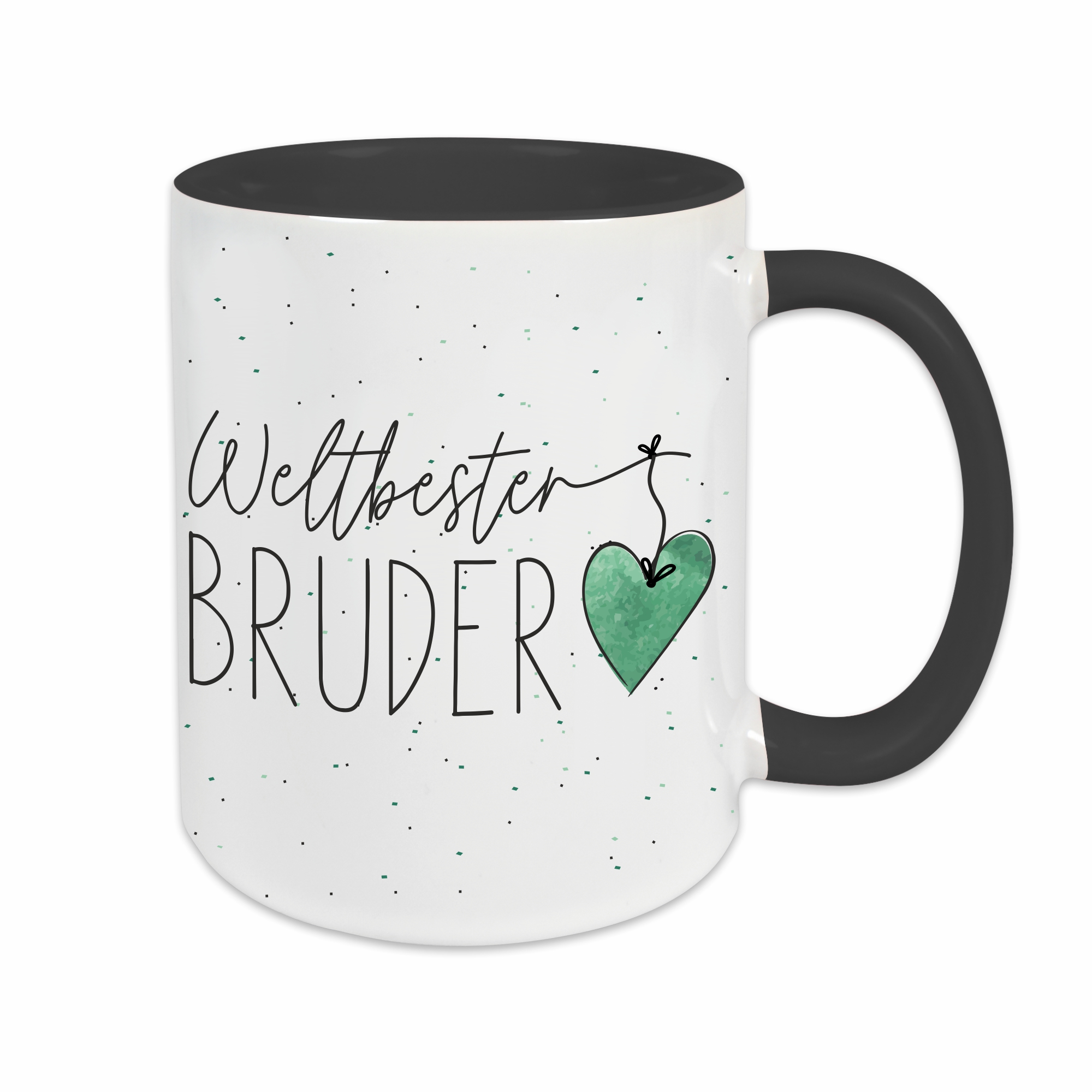 Tasse - Weltbester Bruder schwarz