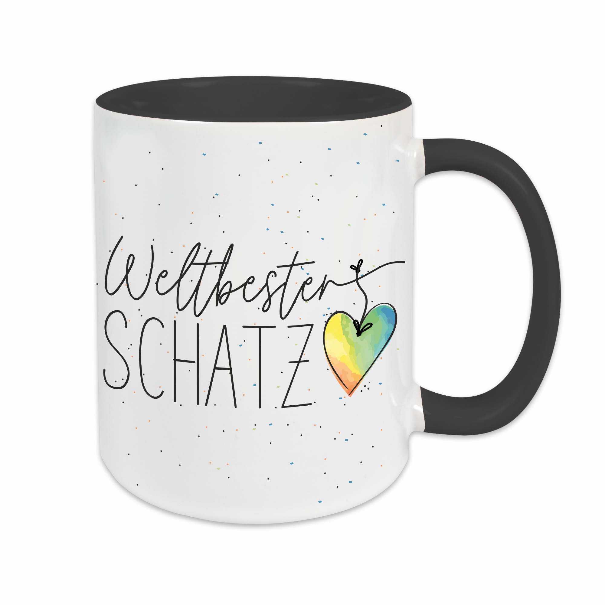 Tasse - Weltbester Schatz schwarz