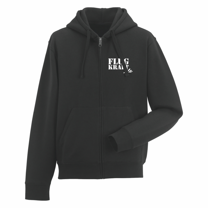 Herren Sweatjacke - Helden Button schwarz 4XL