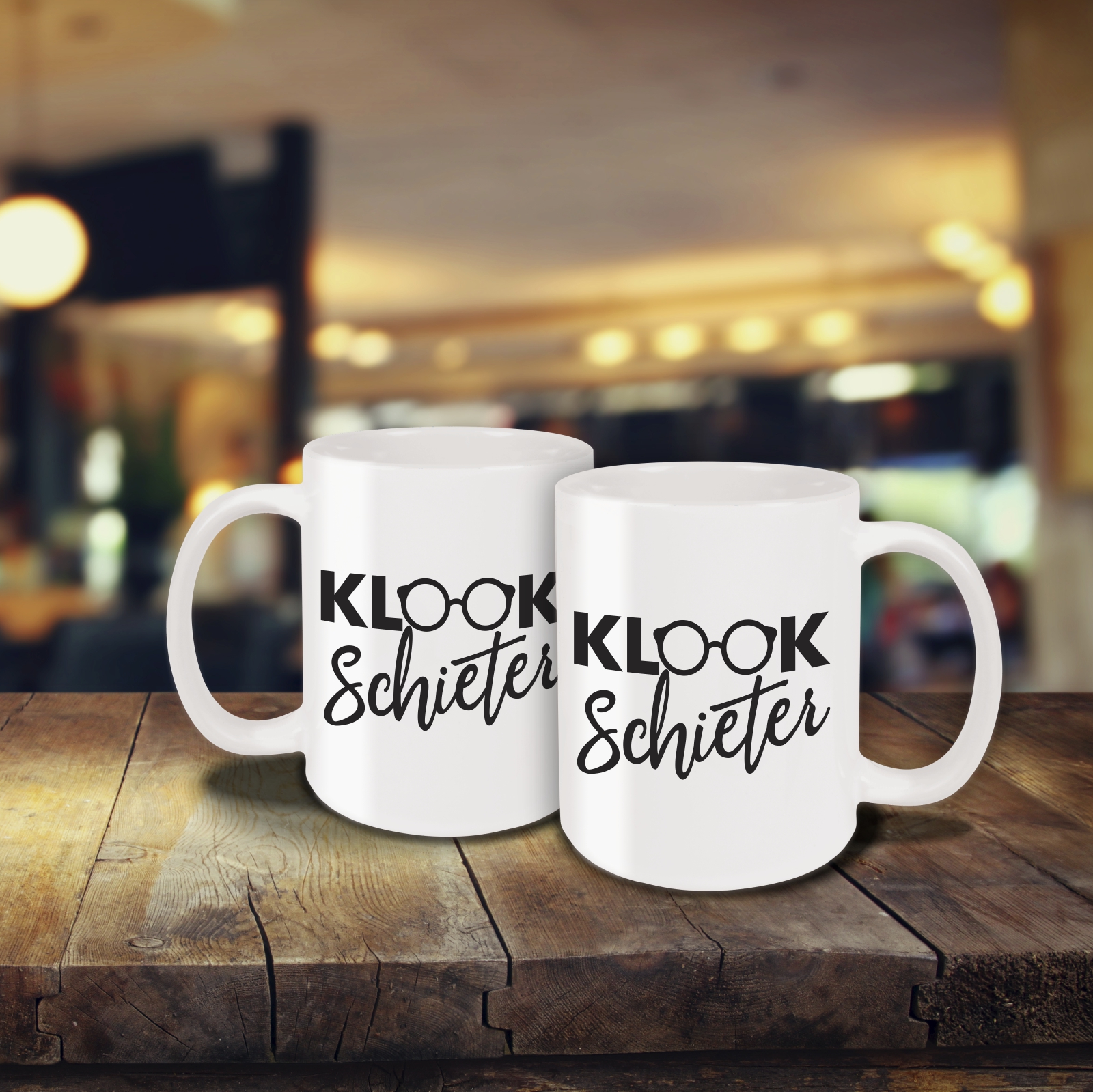 Tasse - Klookschieter weiß