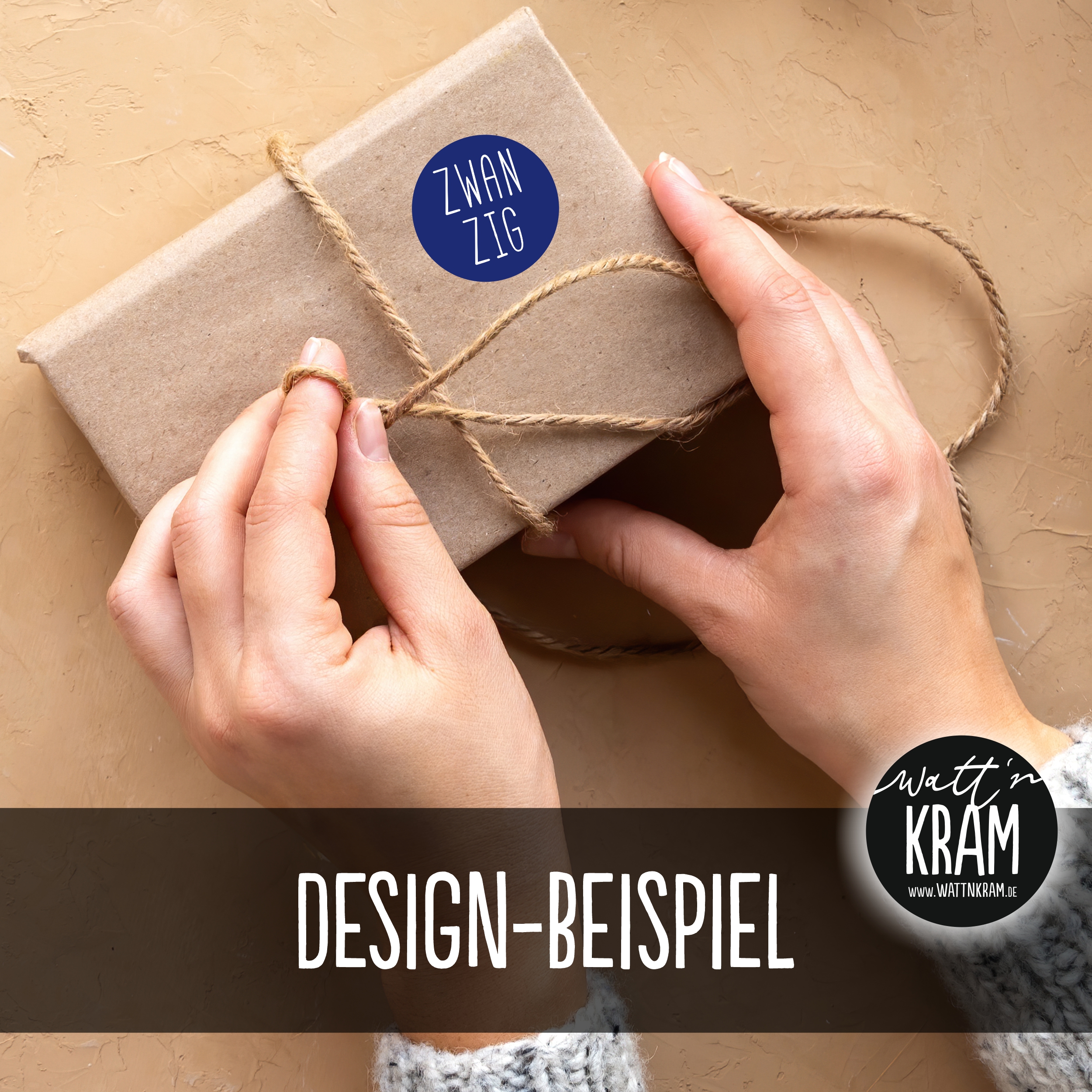 Adventskalender Zahlen Aufkleber - 24 Sticker mit 24 Tüten zum selbst Befüllen - blau