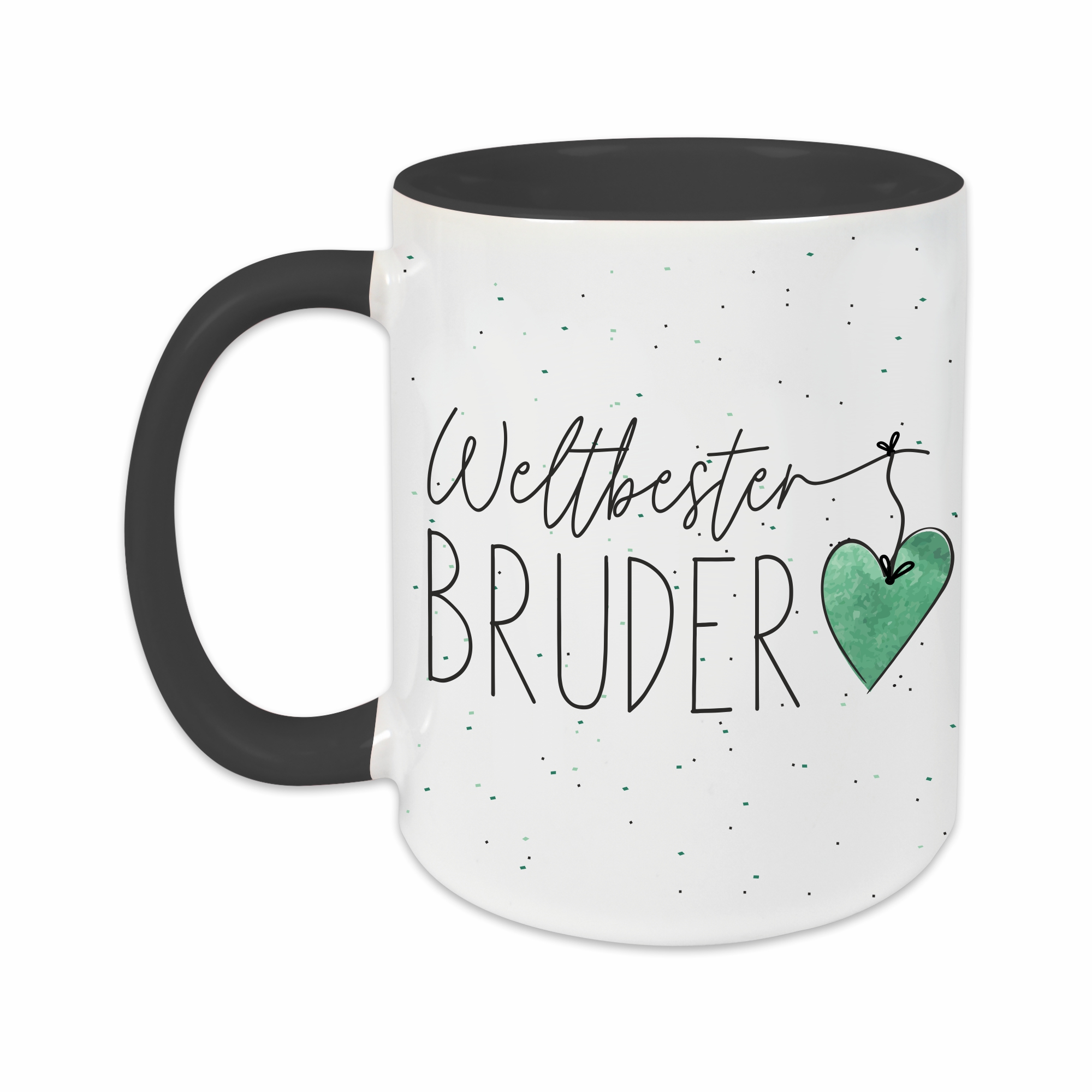 Tasse - Weltbester Bruder schwarz