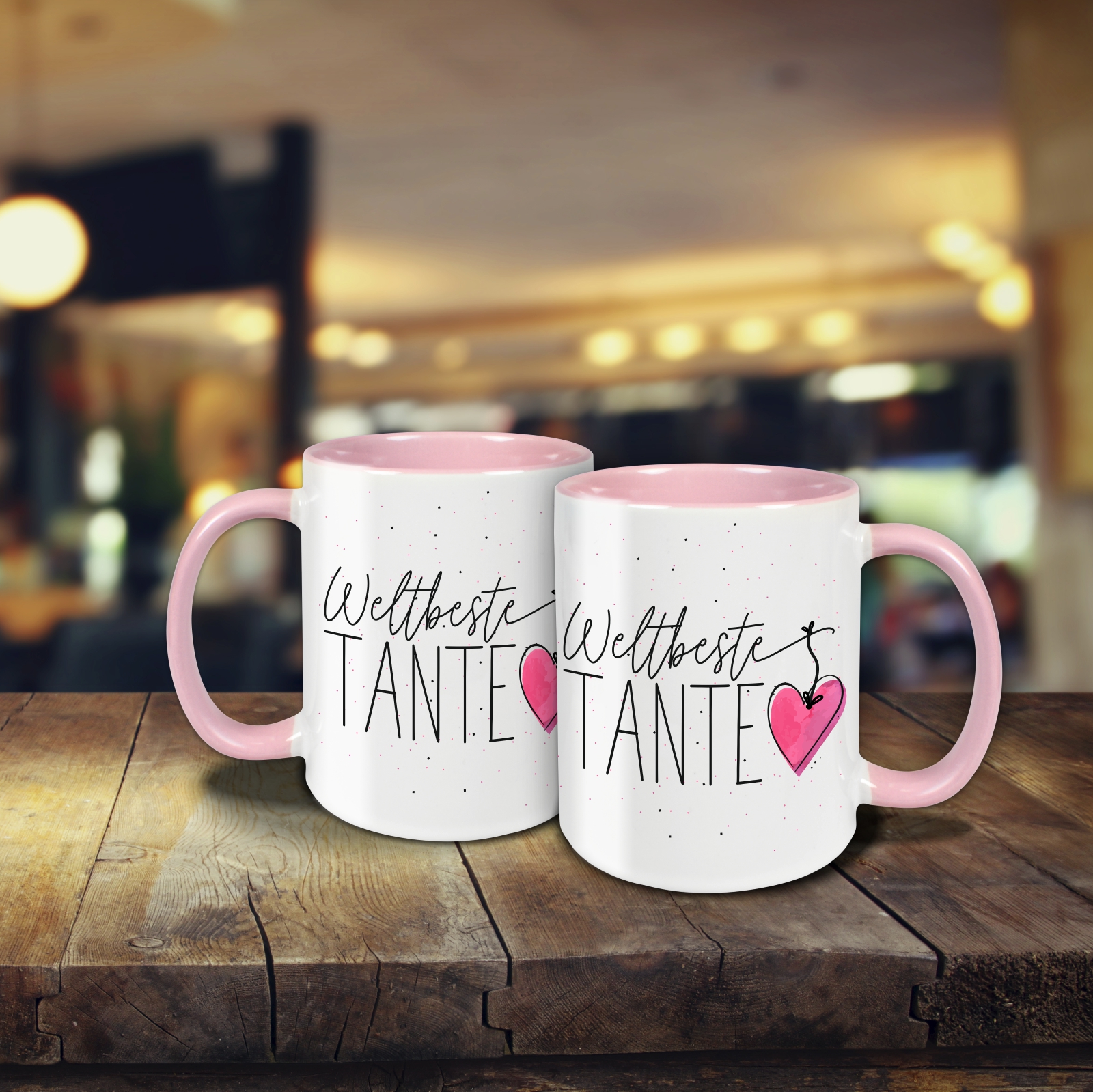Tasse - Weltbeste Tante rosa