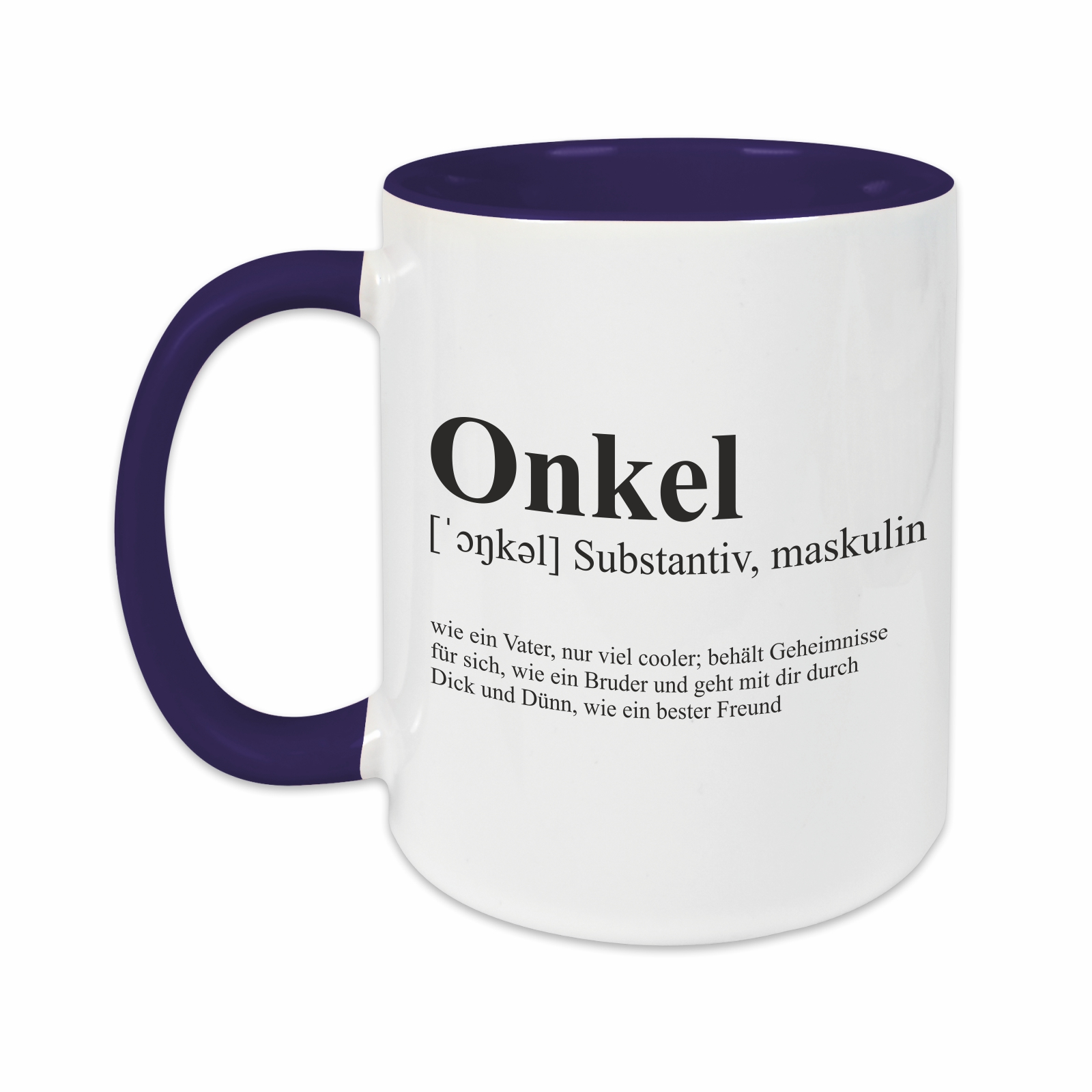 Tasse - Definition Onkel dunkelblau