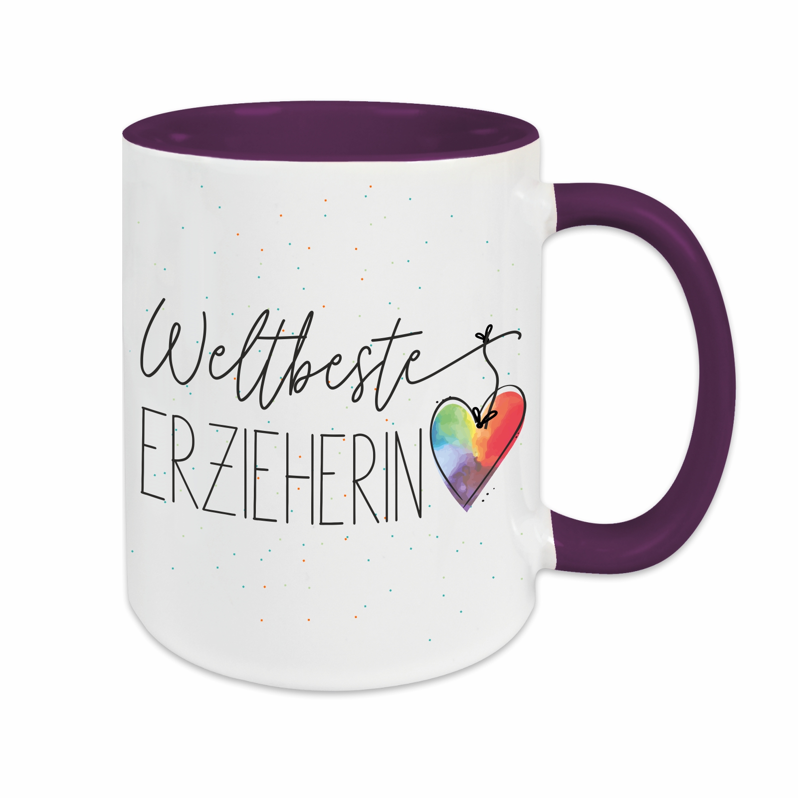 Tasse - Weltbeste Erzieherin lila