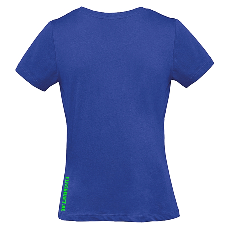 Damen T-Shirt - Cancer Sucks royalblau 2XL