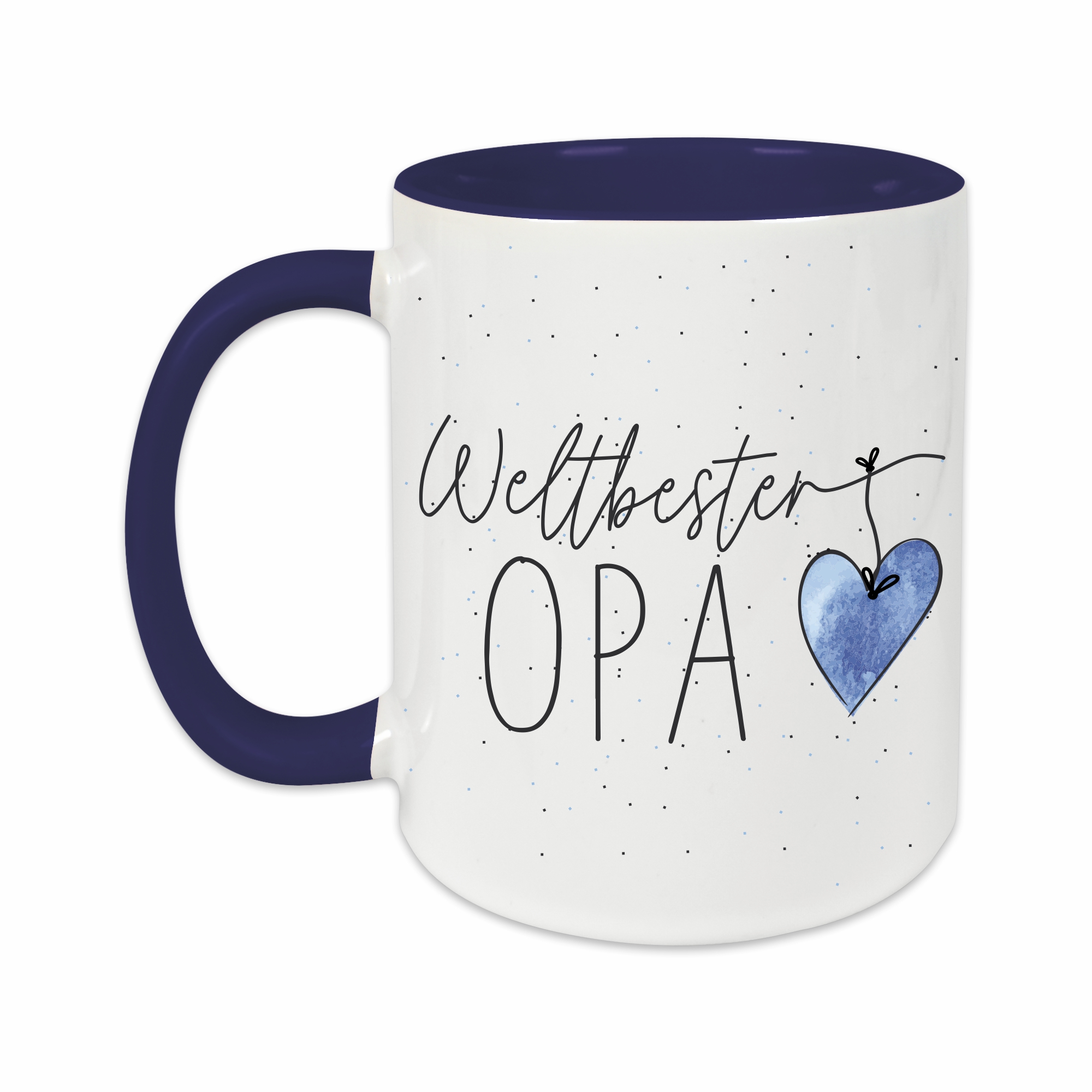 Tasse - Weltbester Opa dunkelblau