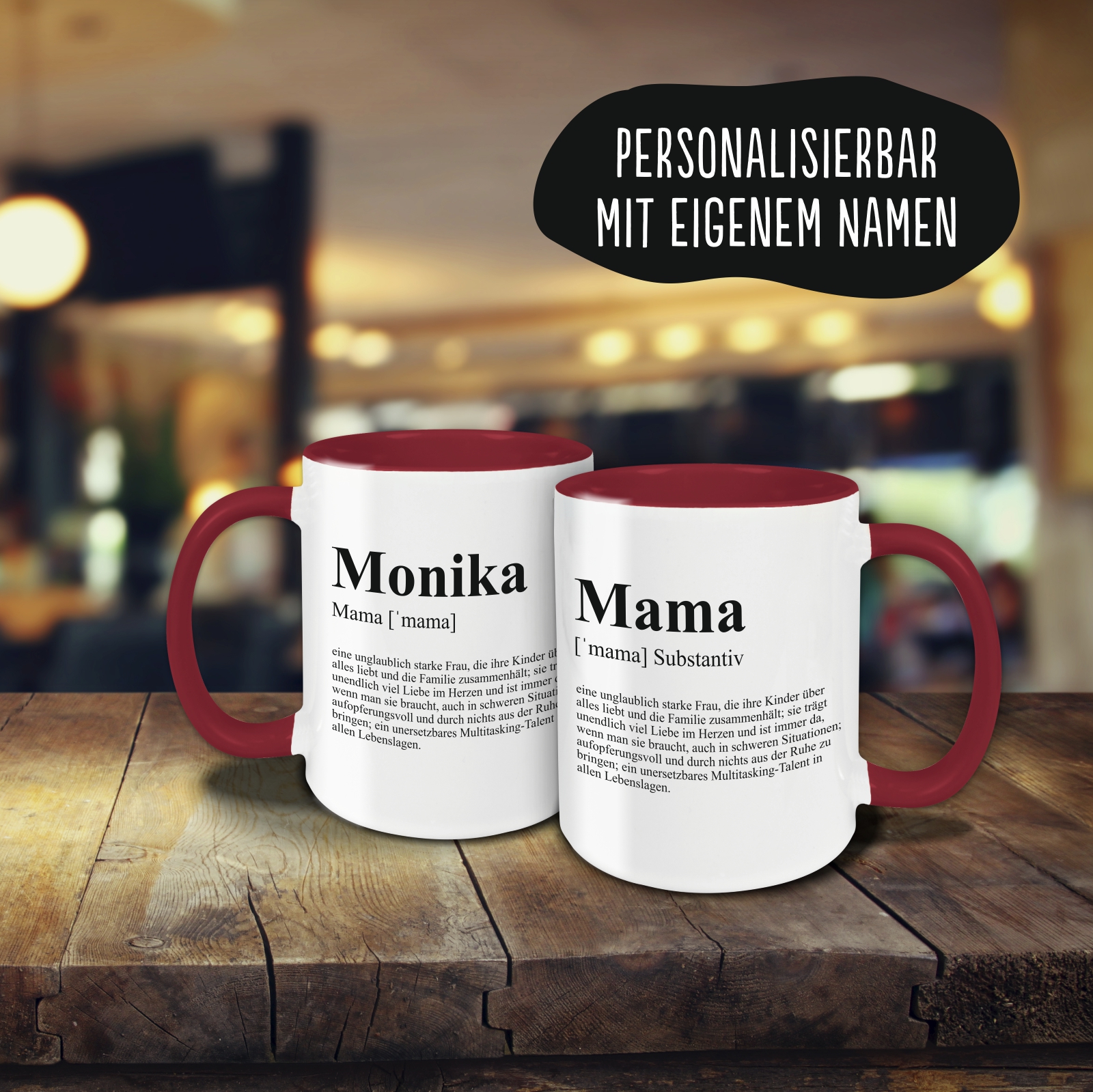 Tasse - Definition Mama burgund