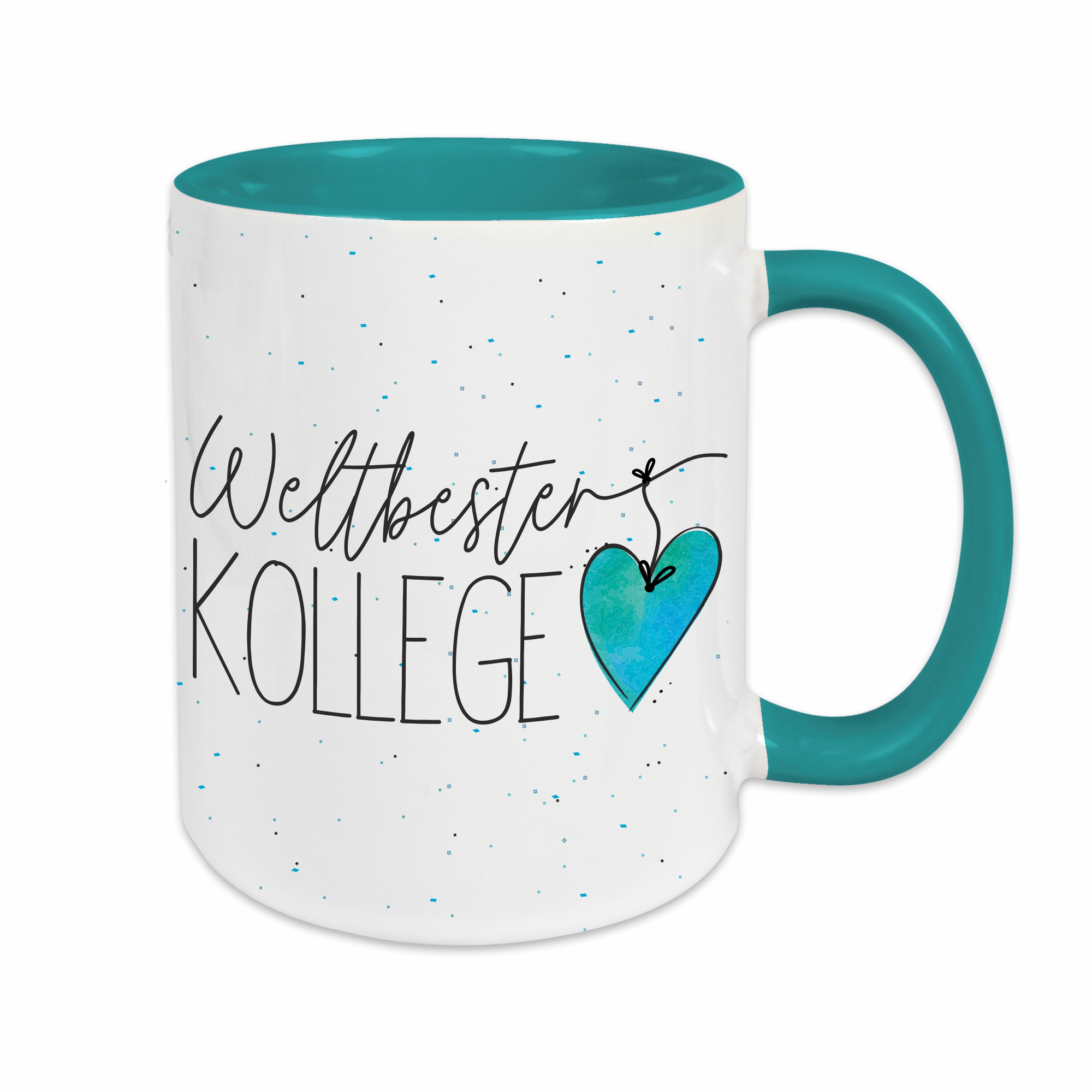 Tasse - Weltbester Kollege türkis
