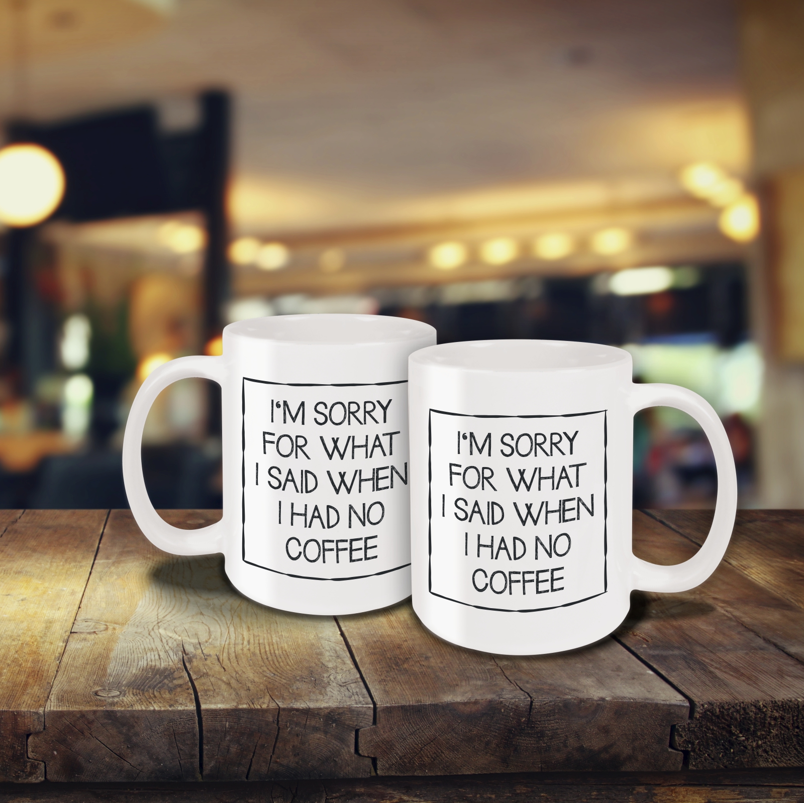 Tasse - I'm Sorry weiß