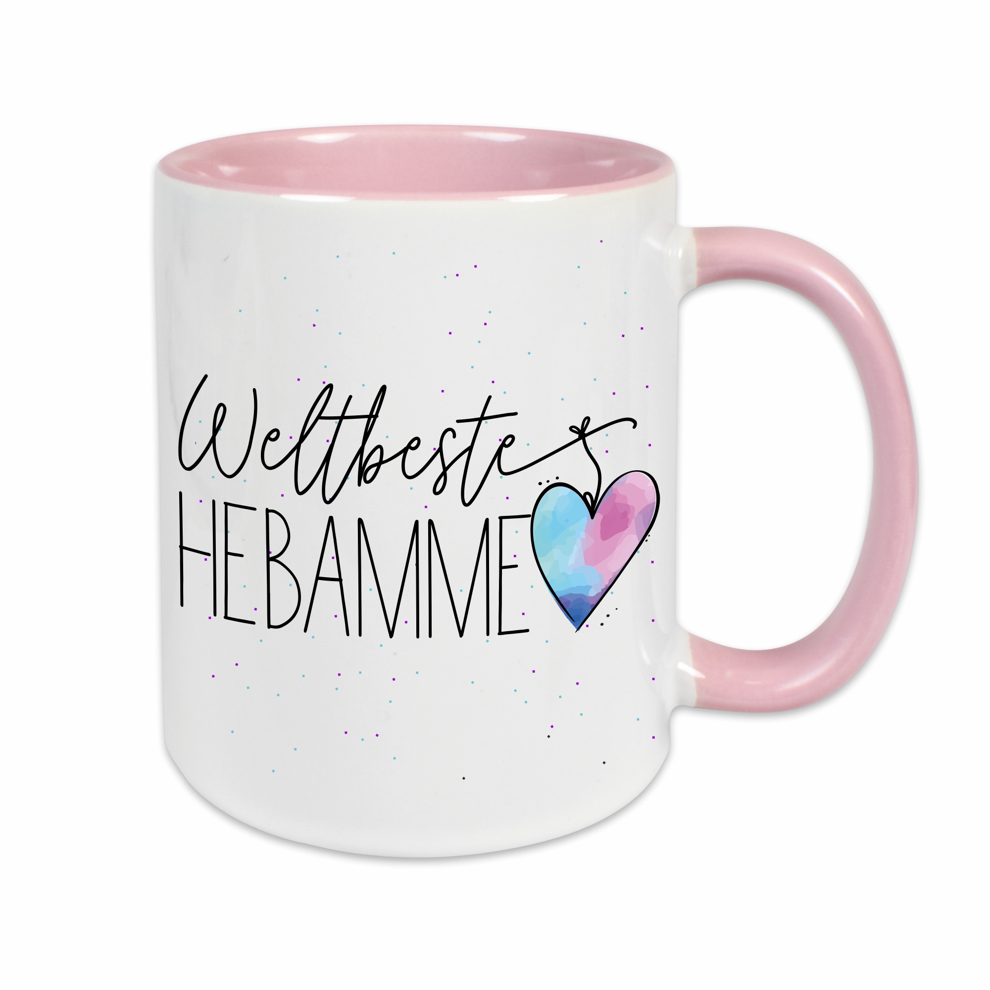 Tasse - Weltbeste Hebamme rosa