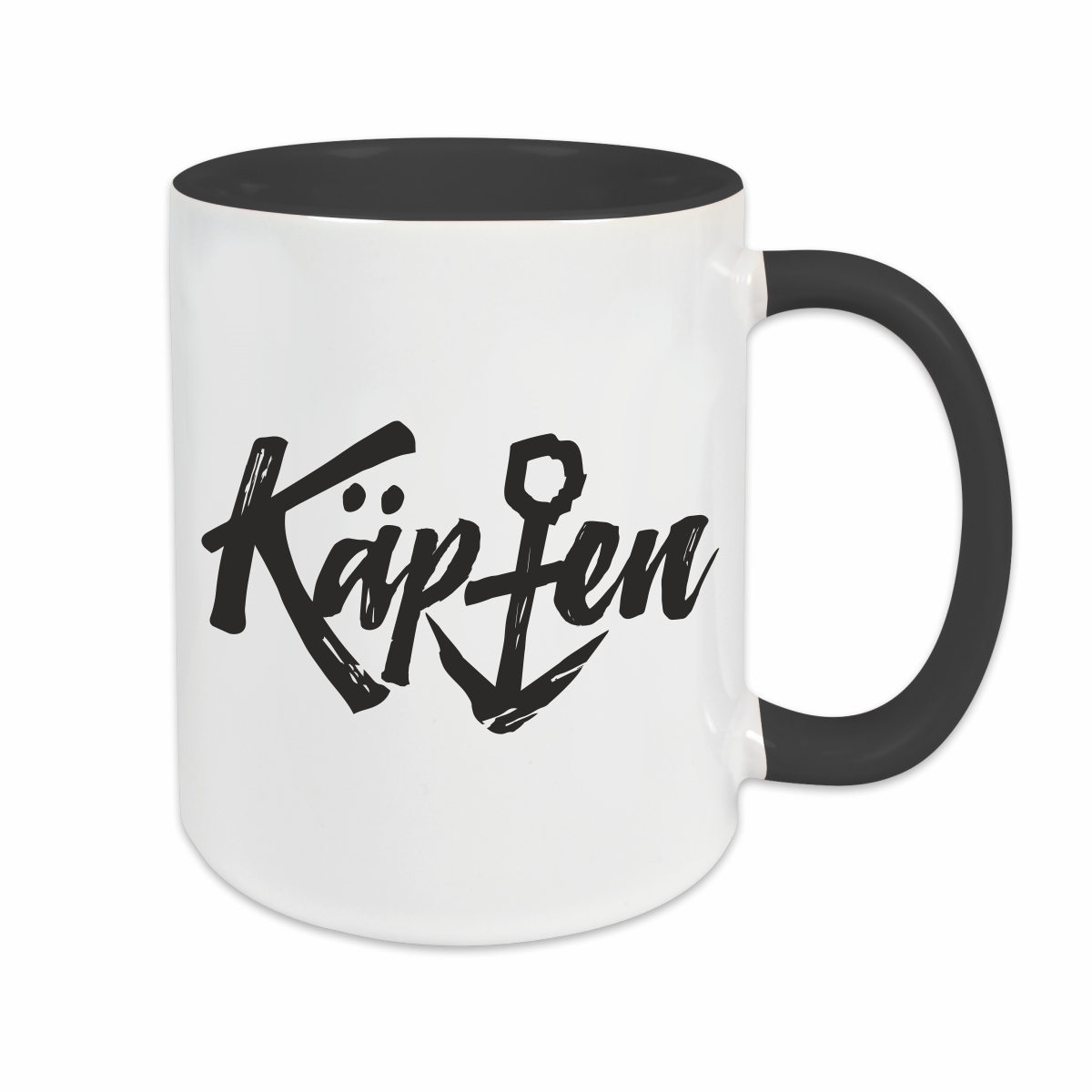 Tasse - Käpten schwarz