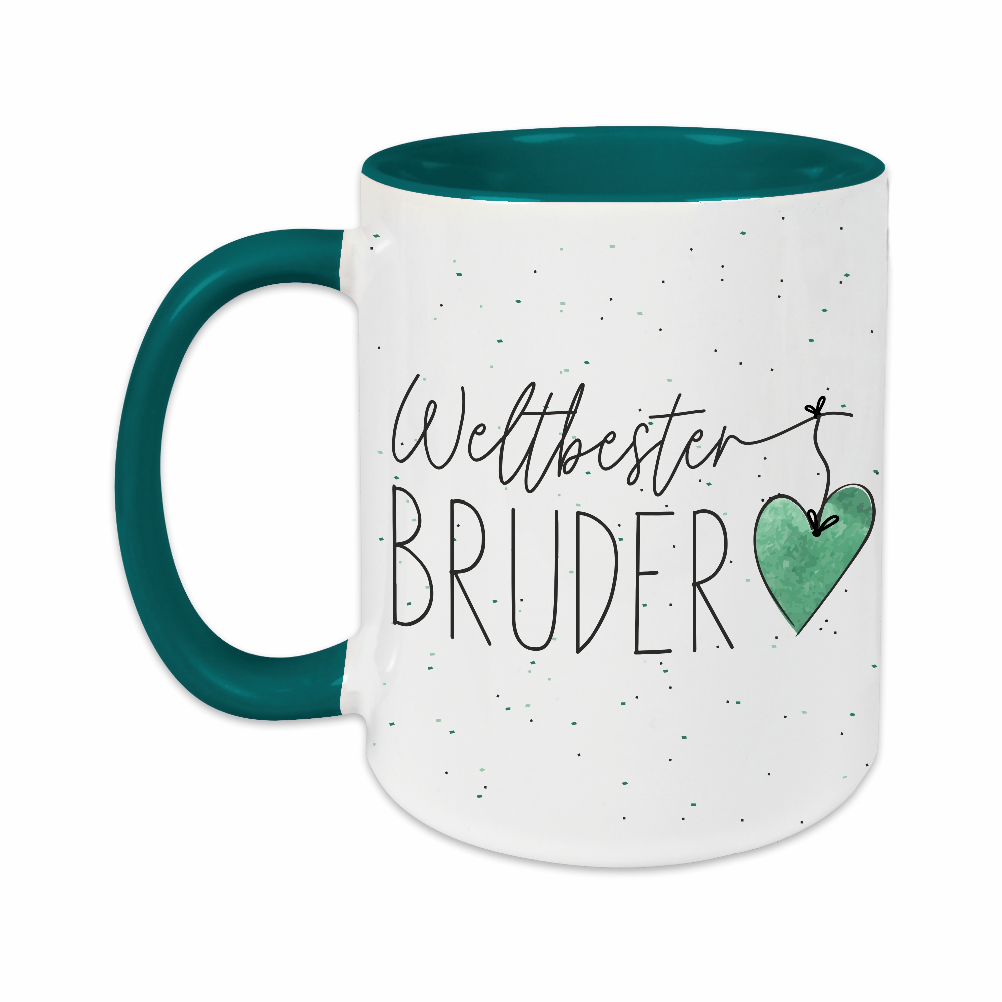 Tasse - Weltbester Bruder petrol