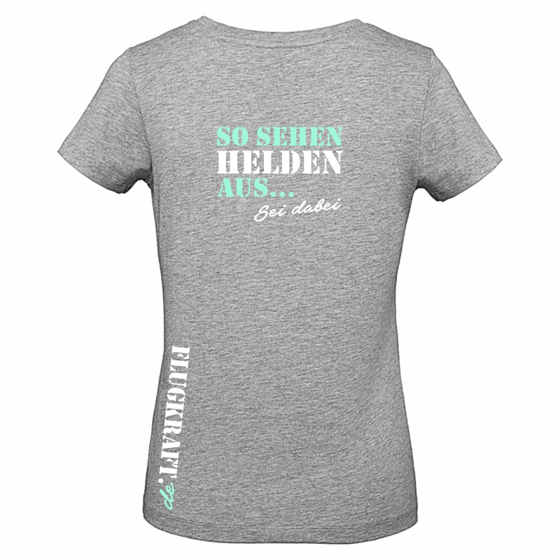 Damen T-Shirt - Held grau 2XL