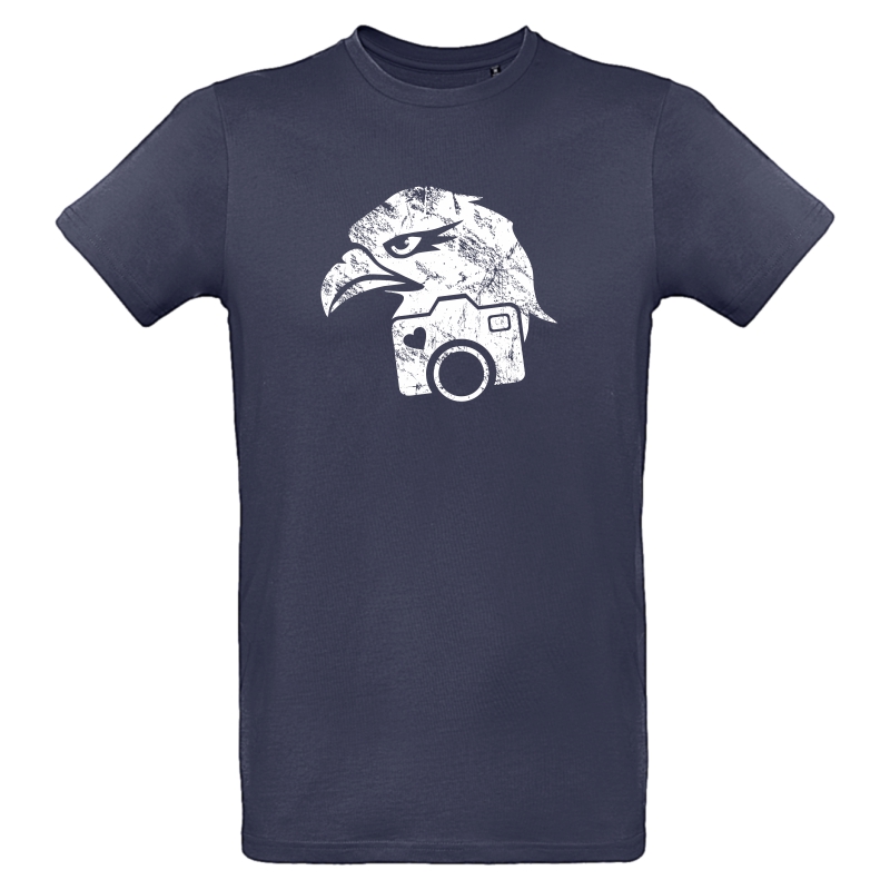 Herren T-Shirt - Vintage Adler dunkelblau 3XL