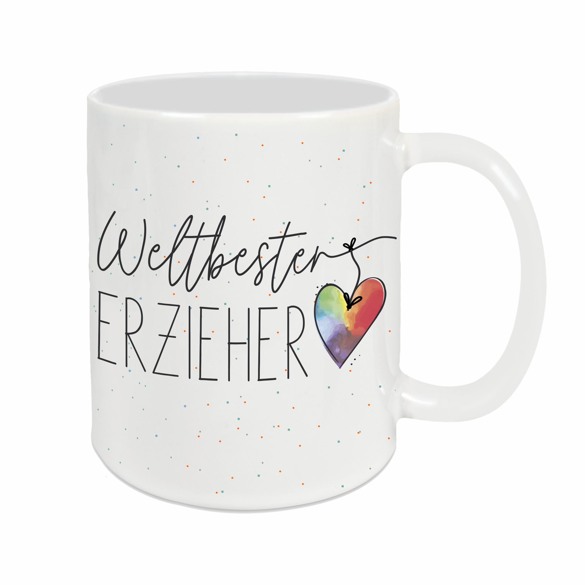 Tasse - Weltbester Erzieher weiß