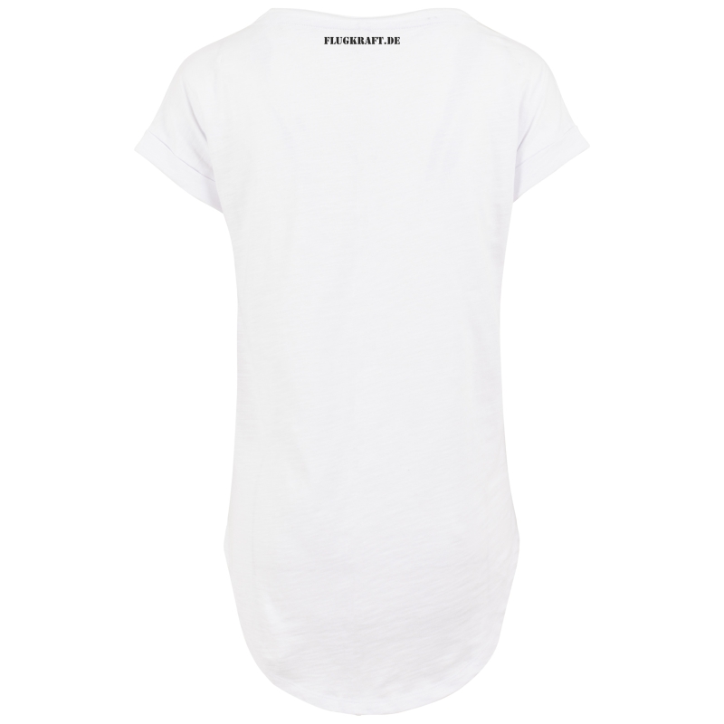 Damen T-Shirt oversized - me weiß