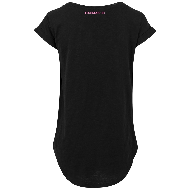 Damen T-Shirt oversized - hope schwarz