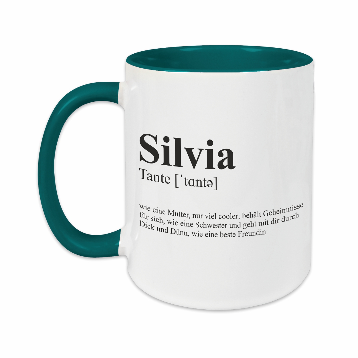 Tasse - Definition Tante petrol personalisiert
