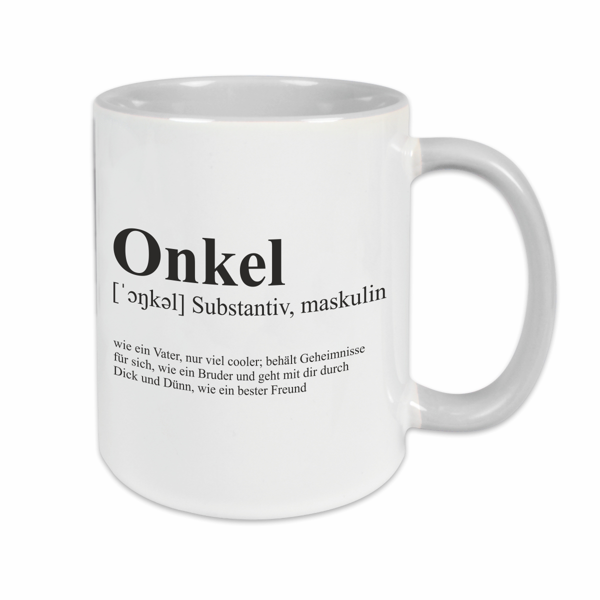 Tasse - Definition Onkel grau