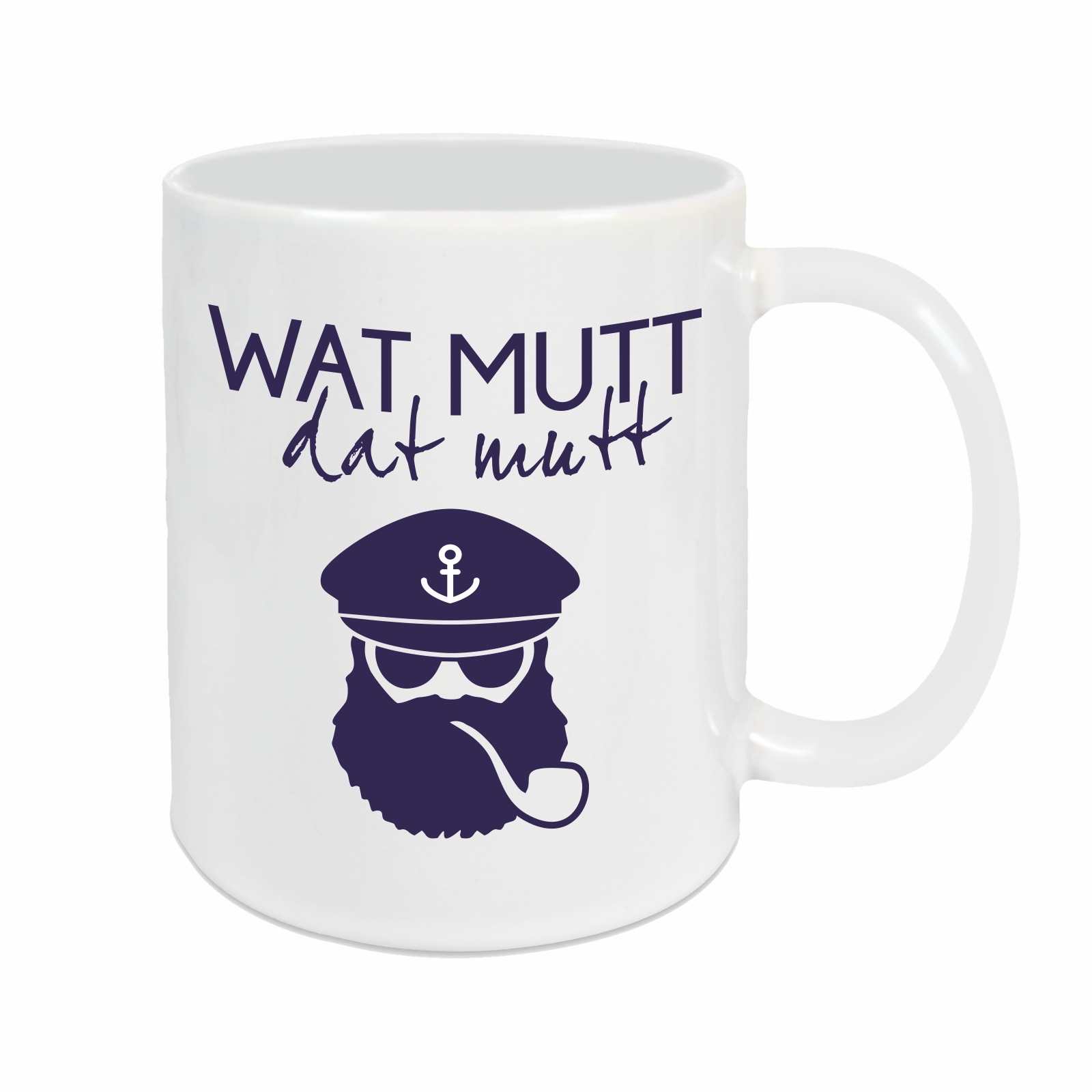 Tasse - Wat mutt, dat mutt weiß