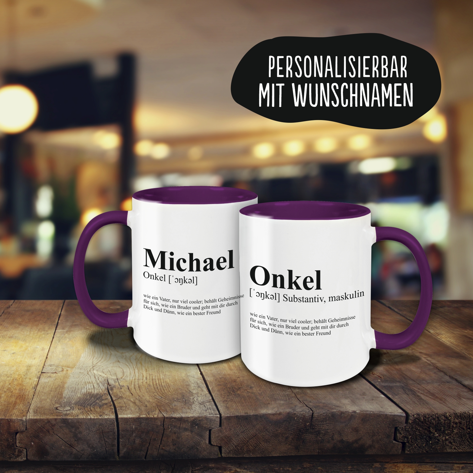 Tasse - Definition Onkel lila