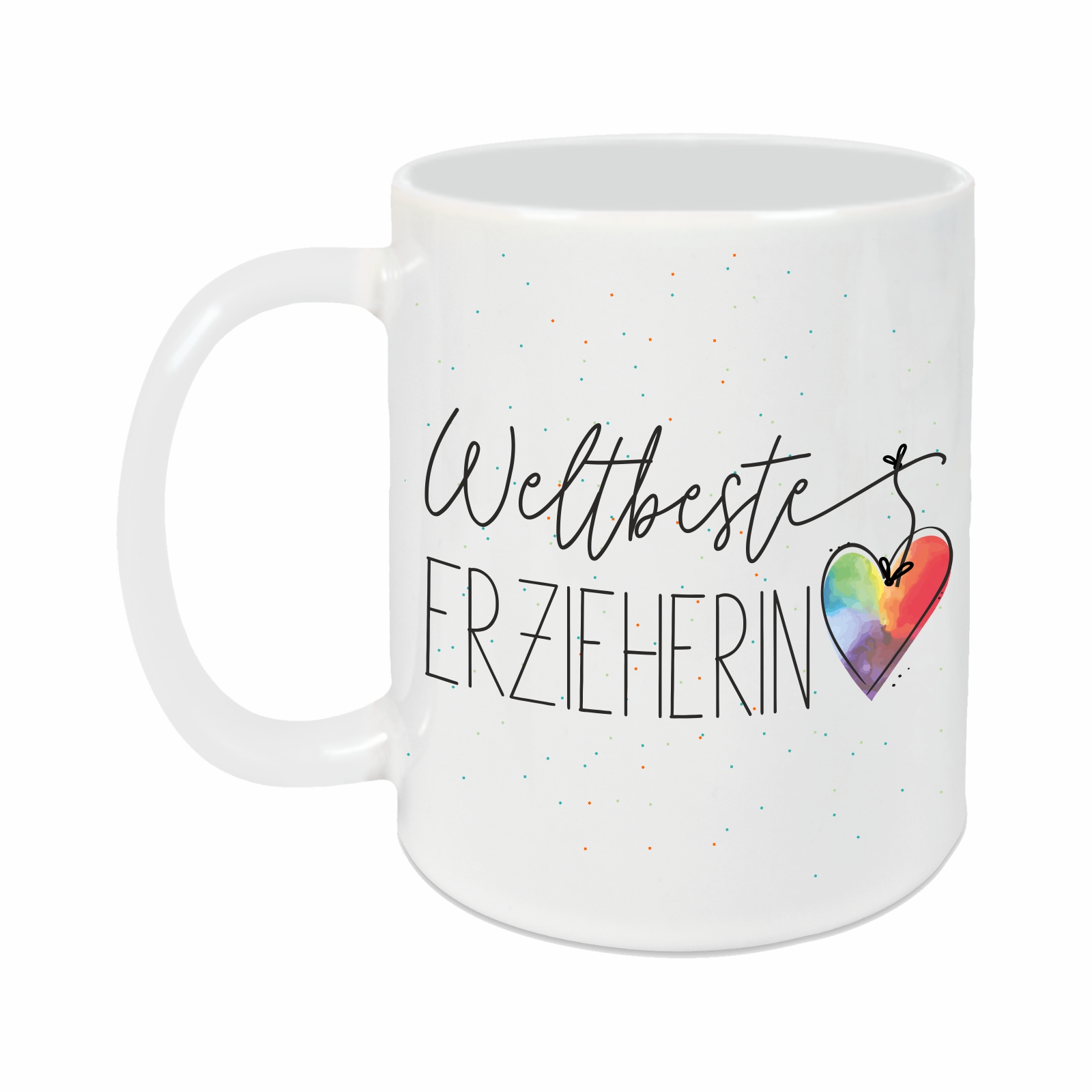 Tasse - Weltbeste Erzieherin weiß