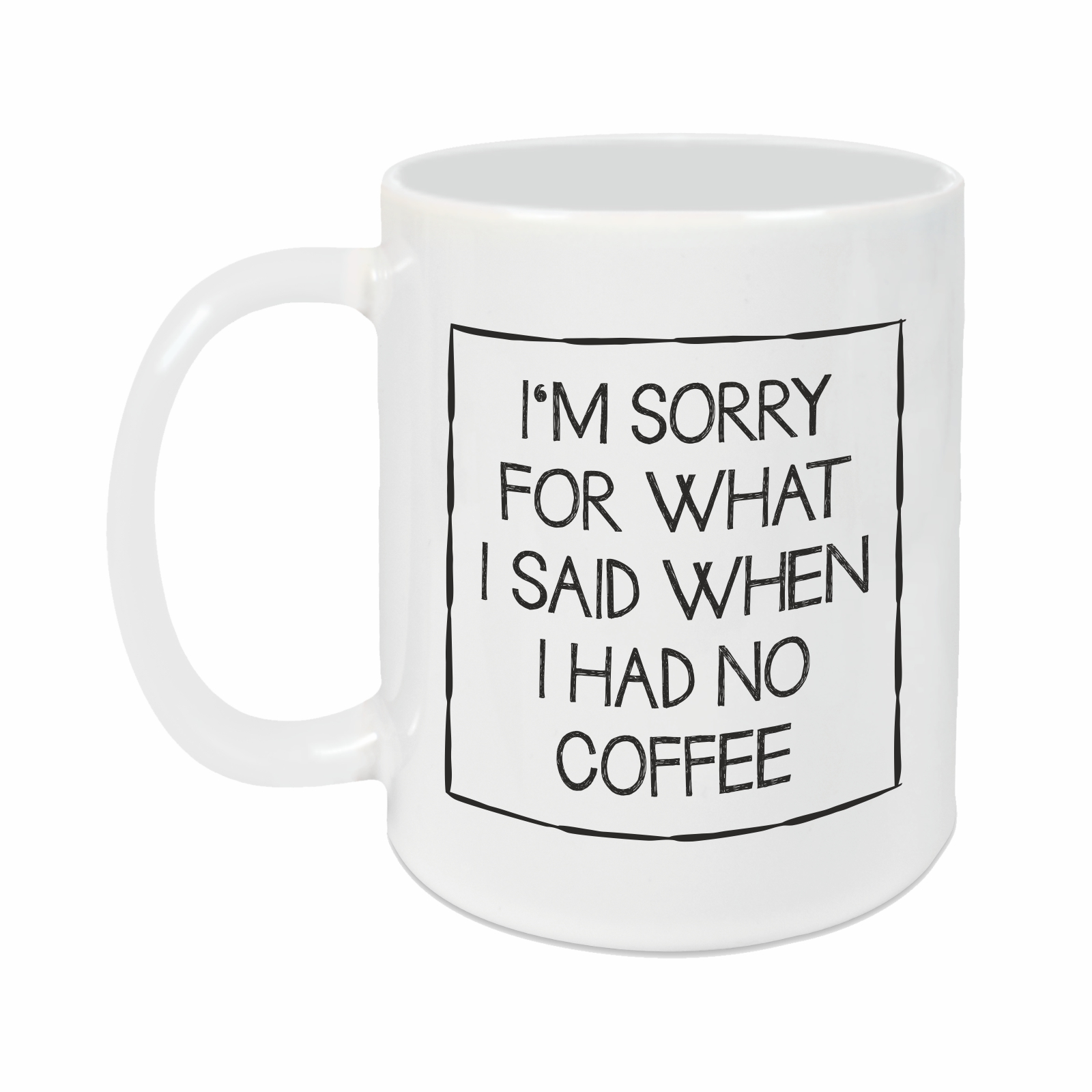 Tasse - I'm Sorry weiß