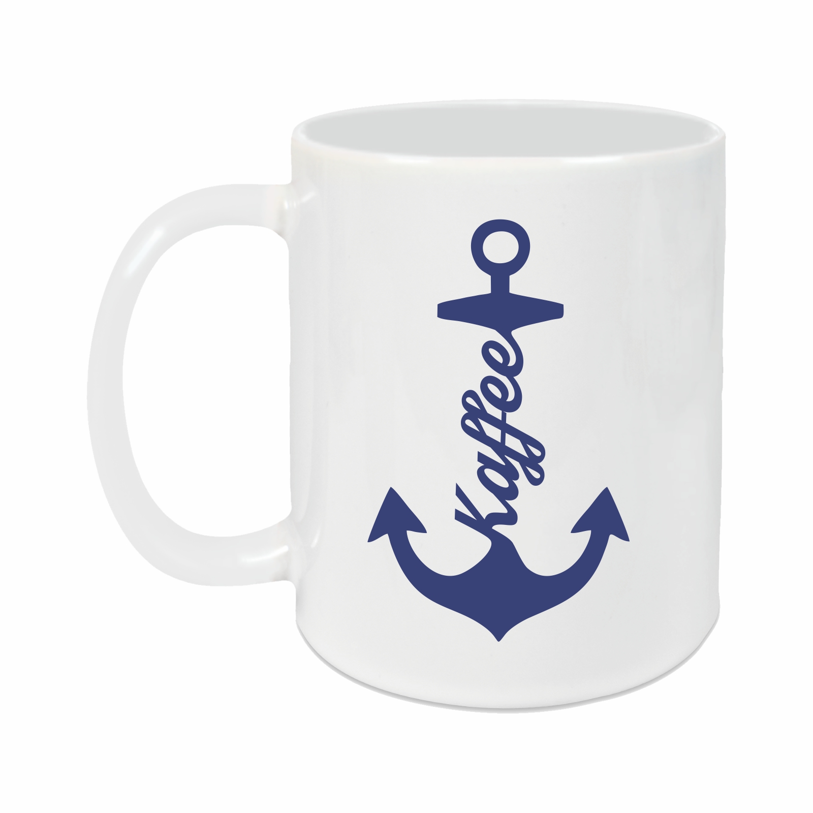 Tasse - Kaffee Anker weiß