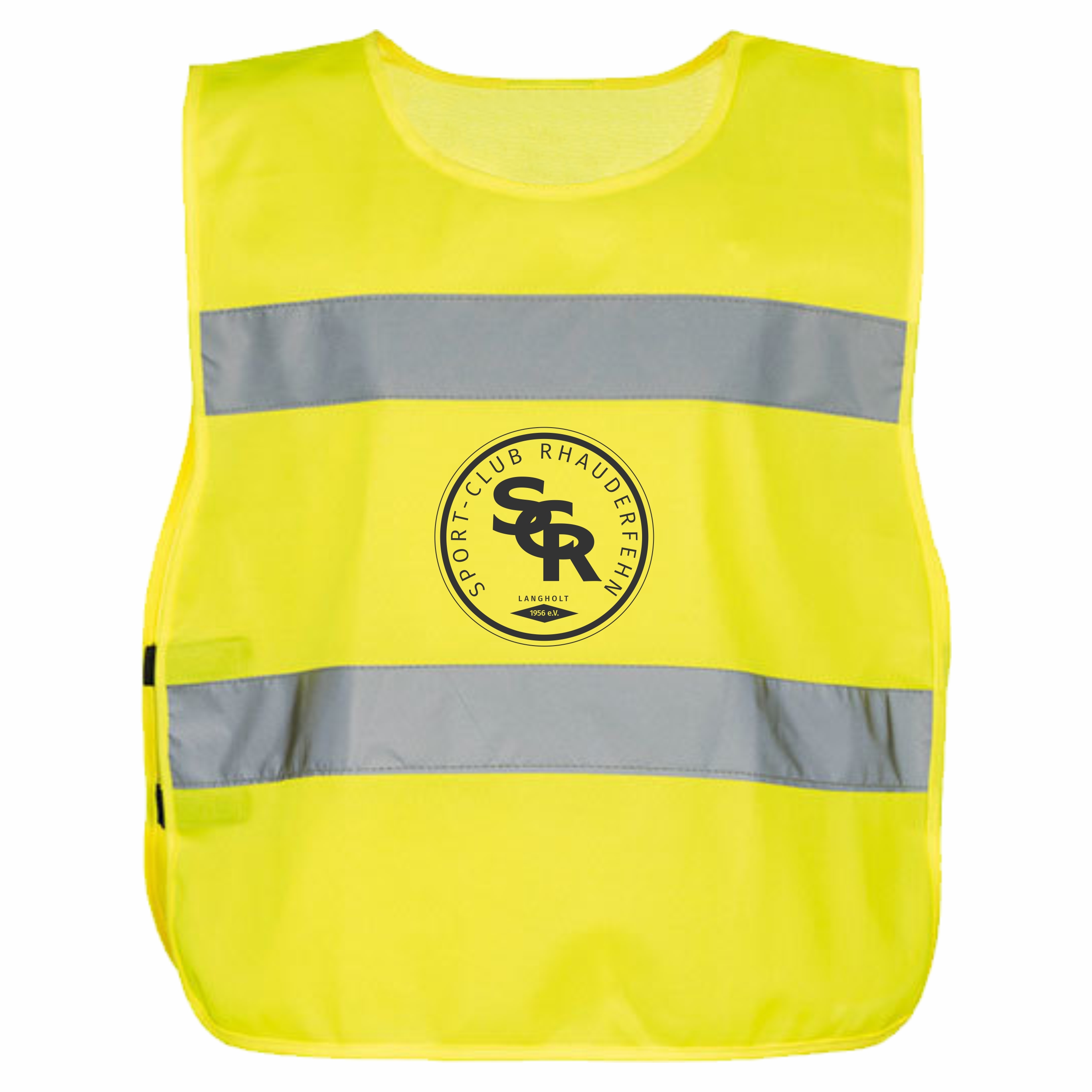 Sicherheitsweste Poncho (SCR) gelb S