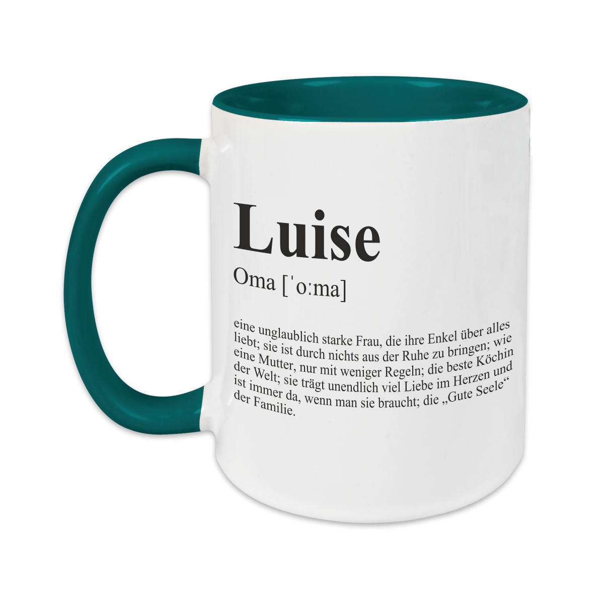 Tasse - Definition Oma petrol personalisiert