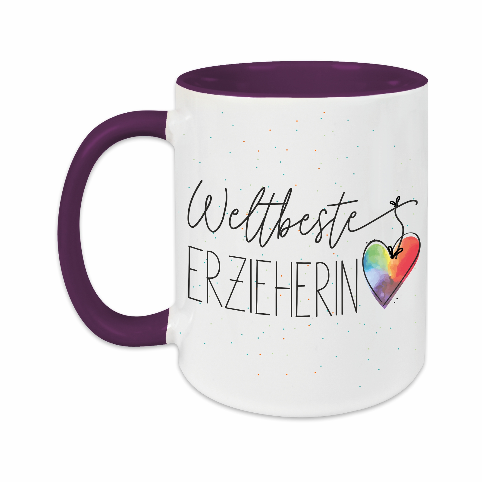 Tasse - Weltbeste Erzieherin lila