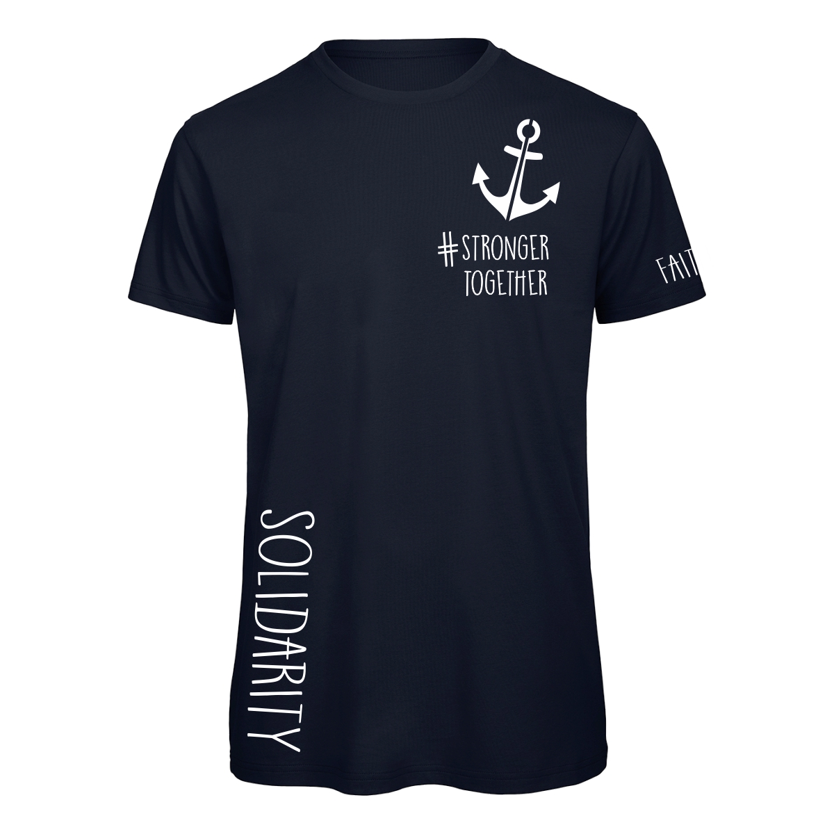 Herren T-Shirt - #strongertogether navy 3XL