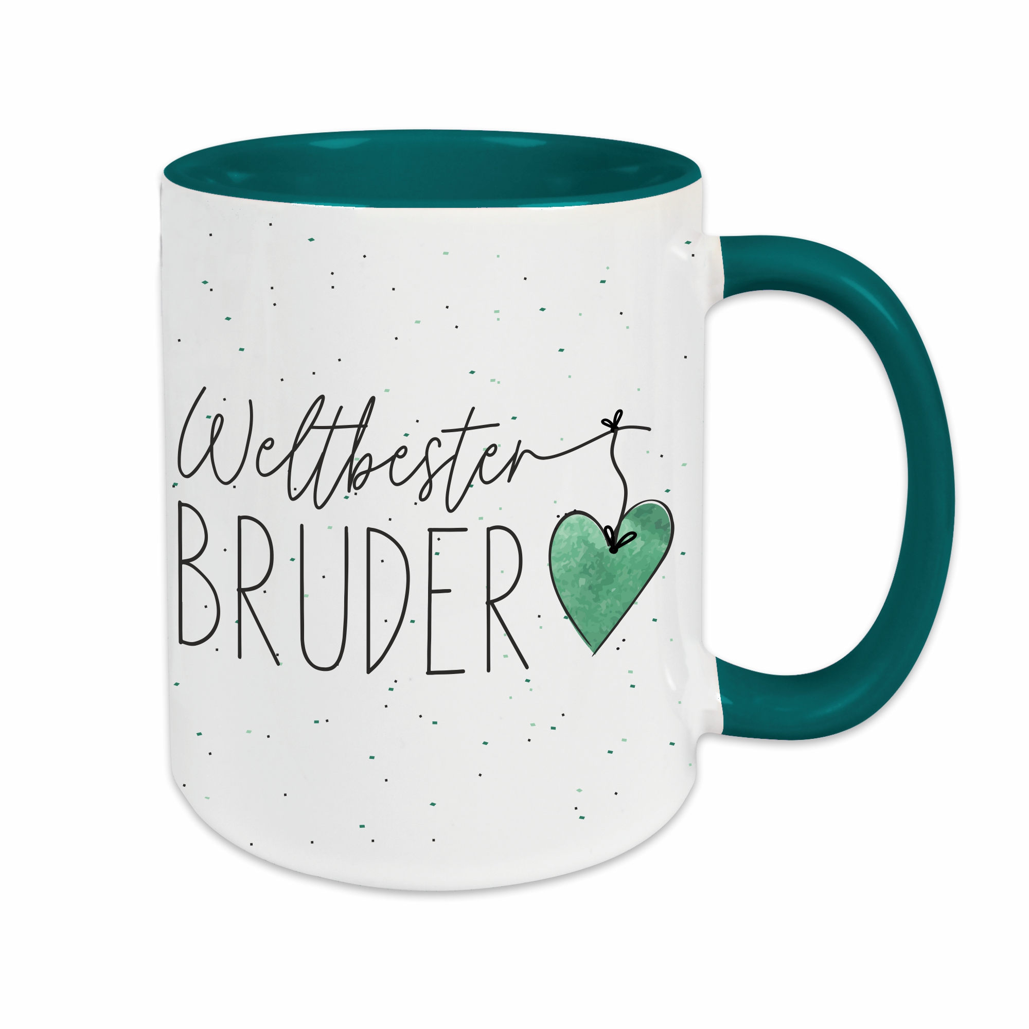 Tasse - Weltbester Bruder petrol