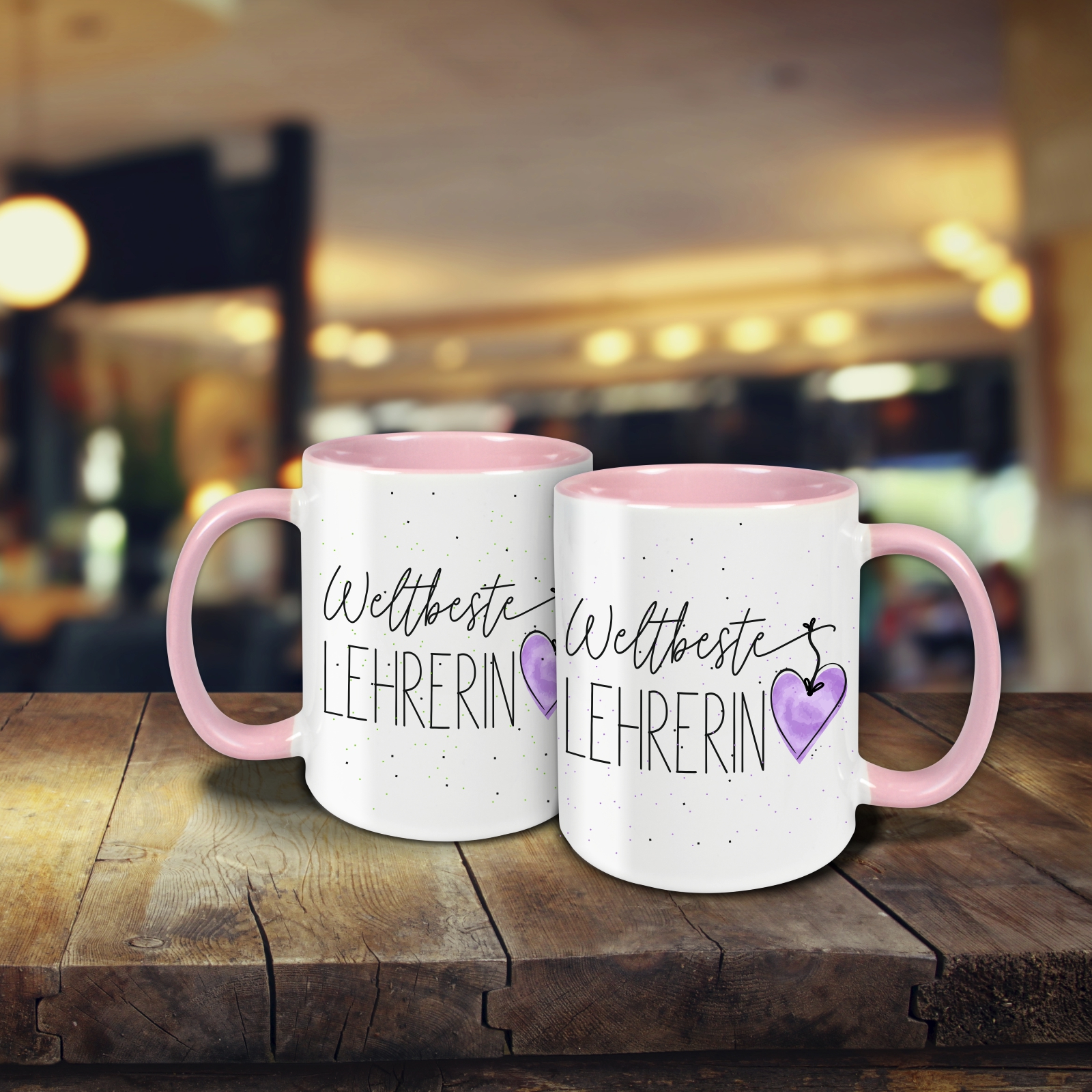 Tasse - Weltbeste Lehrerin rosa