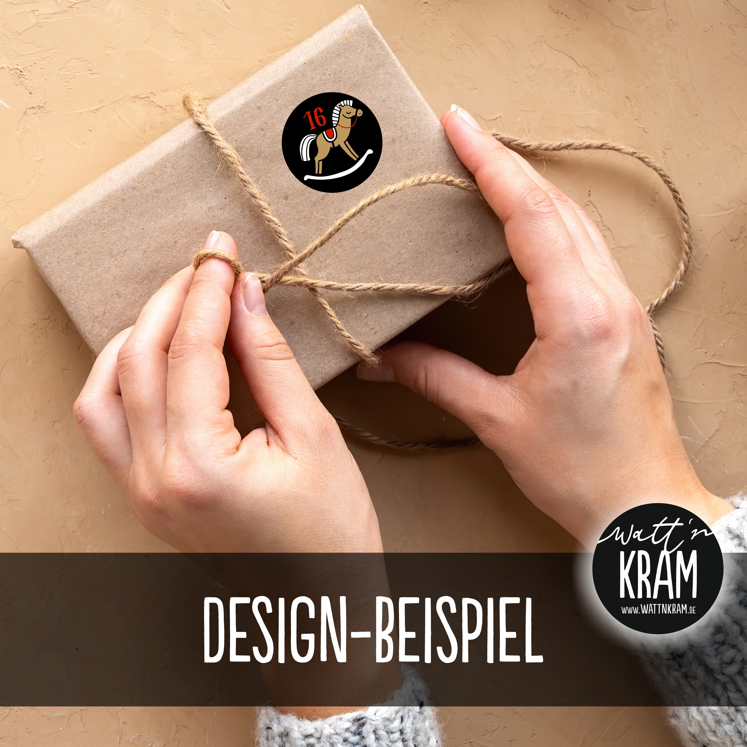 Adventskalender Motive (2) - Aufkleber & Tüten zum selbst Befüllen